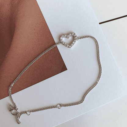 [Amore Jewelry]Heart Shape Lover Bracelet