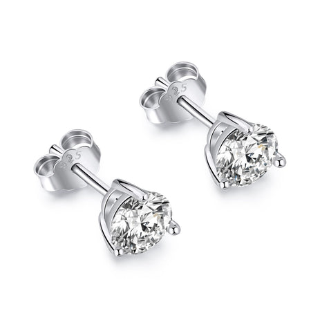 [Amore Jewelry]Dainty Round Shape Earrings