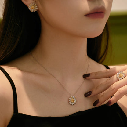 [Amore Jewelry]Exquisite Daisy Necklace