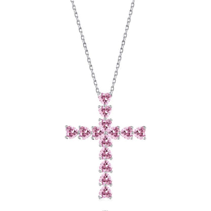 [Amore Jewelry]Radiant Cross Shape Necklace