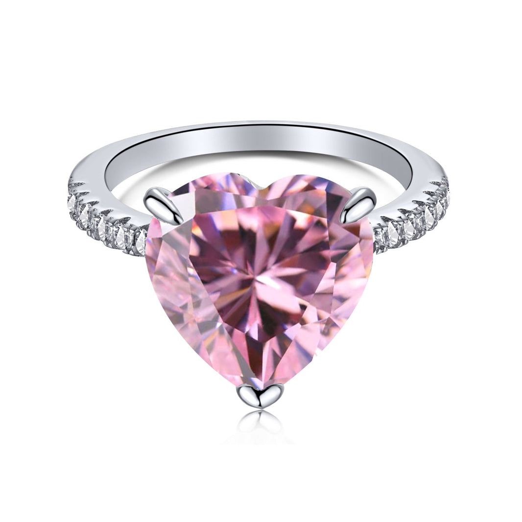 [Amore Jewelry]6.0 Carat Luxurious Sparkling Romantic Heart Cut Lover Ring