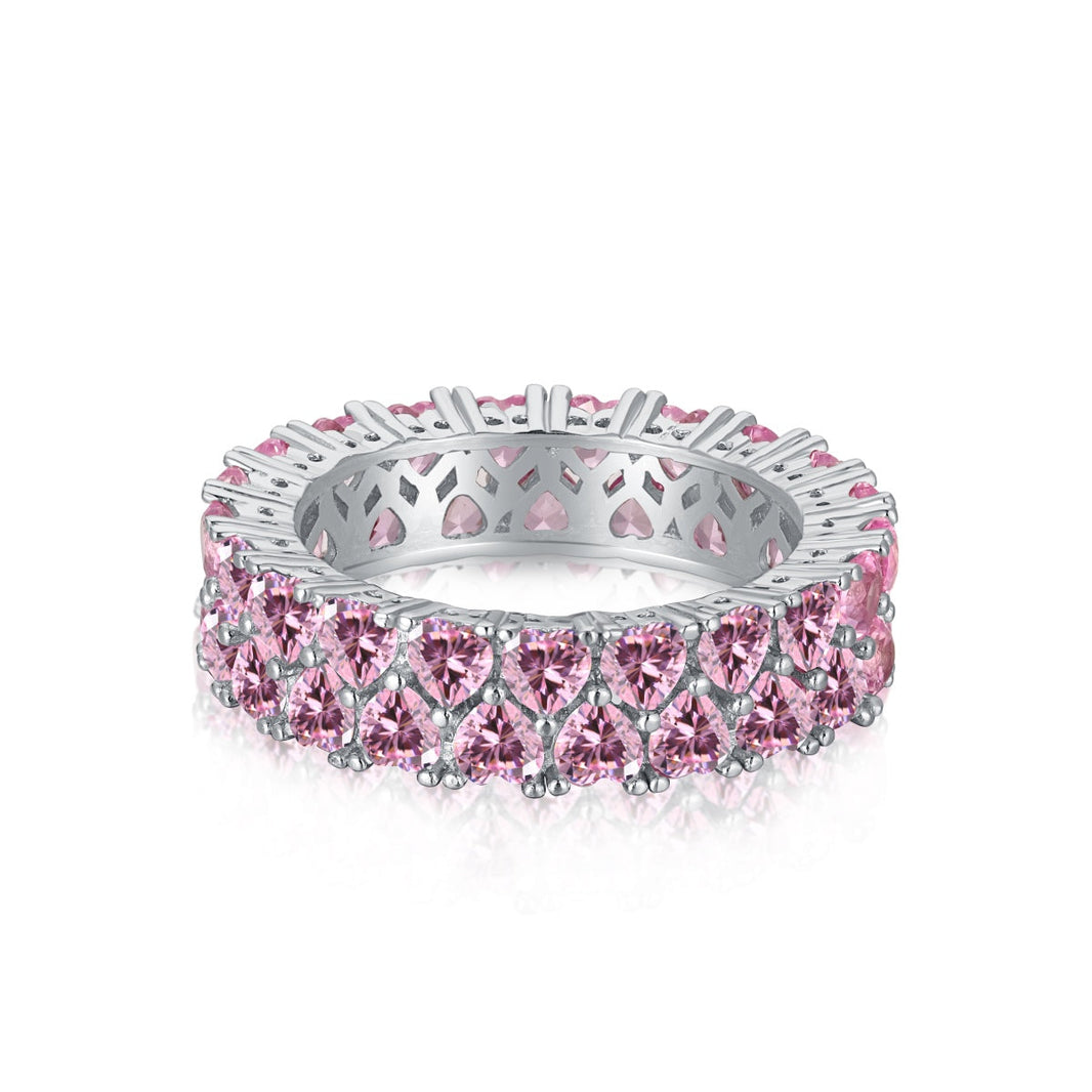 [Amore Jewelry]Sparkling Full Heart Ring