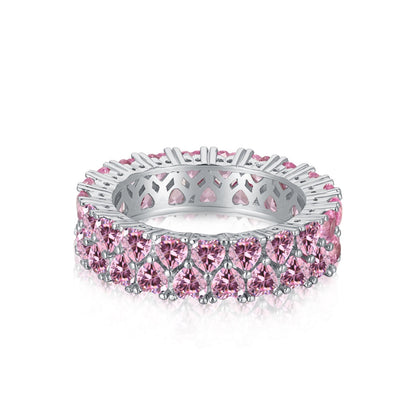 [Amore Jewelry]Sparkling Full Heart Ring