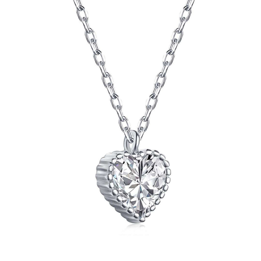 [Amore Jewelry]Ornate Heart Shape Necklace