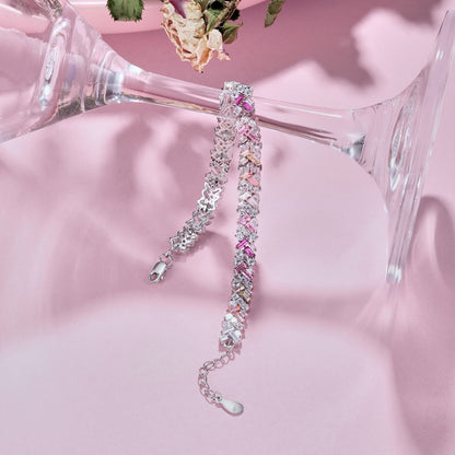 [Amore Jewelry]Dazzling Unique Multi Shape Daily Bracelet