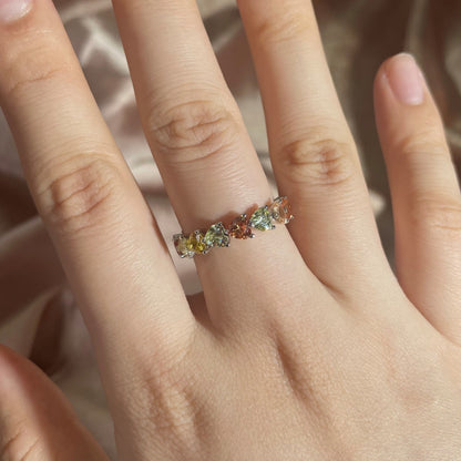 [Amore Jewelry]0.25 Carat Radiant Romance Heart Cut Lover Ring