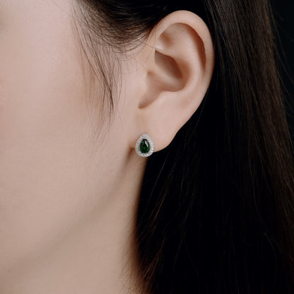[Amore Jewelry]Luxurious Water Drop Shape Earrings