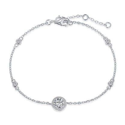 [Amore Jewelry]Dazzling Round Cut Shape Bracelet