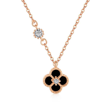 [Amore Jewelry]Delicate Flower Shape Necklace