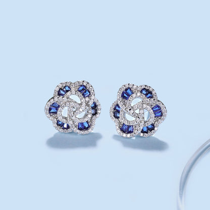 [Amore Jewelry]Exquisite Flower Shape Daily Earrings