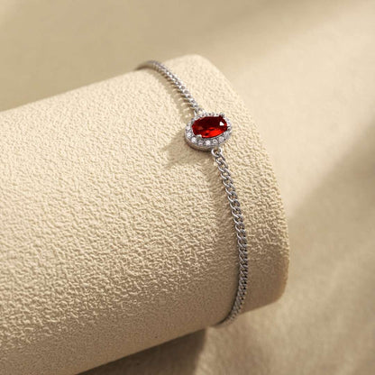 [Amore Jewelry]Exquisite Oval Shape Bracelet