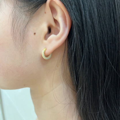 [Amore Jewelry]Delicate Versatile Daily Earrings