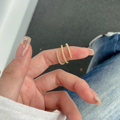 [Amore Jewelry]Unique Vibrant Entangle Daily Ring