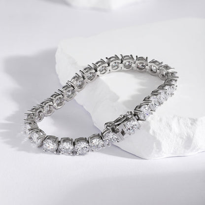 [Amore Jewelry]0.75 Carat Dazzling Round Cut Wedding Bracelet
