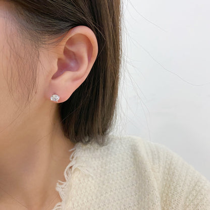 [Amore Jewelry]Unique Round Shape Earrings