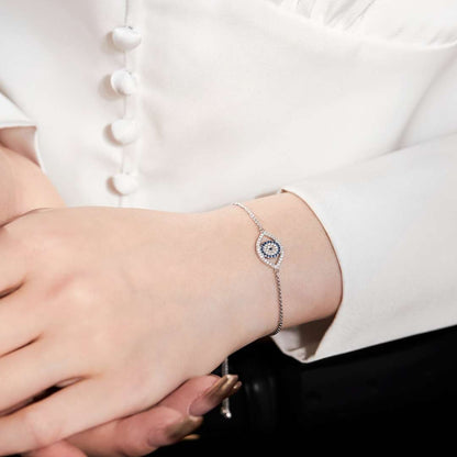 [Amore Jewelry]Dazzling Eye Shape Necklace