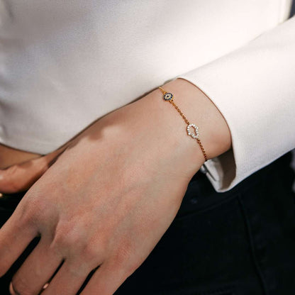 [Amore Jewelry]Gost Shape & Round Shape Necklace