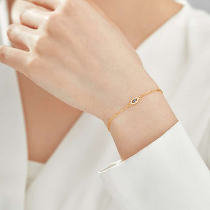 [Amore Jewelry]Evil Eye Shape Necklace