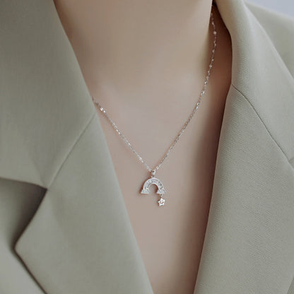 [Amore Jewelry]Unique Rainbow Star Necklace