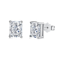 [Amore Jewelry]Radiant Luxurious Princess Cut Daily Earrings