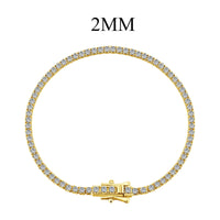 [Amore Jewelry]Radiant Colorful Round Cut Party Bracelet