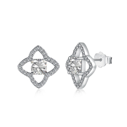 [Amore Jewelry]Elegant Star Shape Princess Cut Daily Earrings