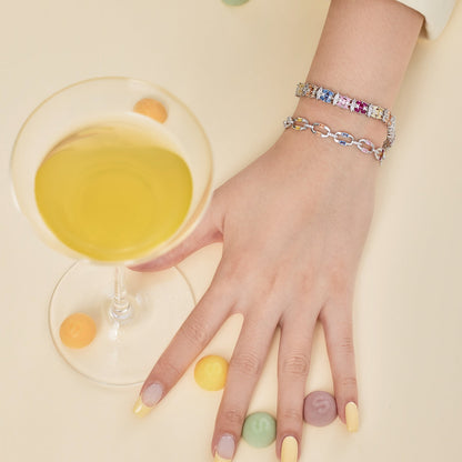 [Amore Jewelry]Dazzling Colorful Daily Bracelet