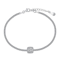 [Amore Jewelry]Luxurious Dazzling Square Shape Banquet Bracelet