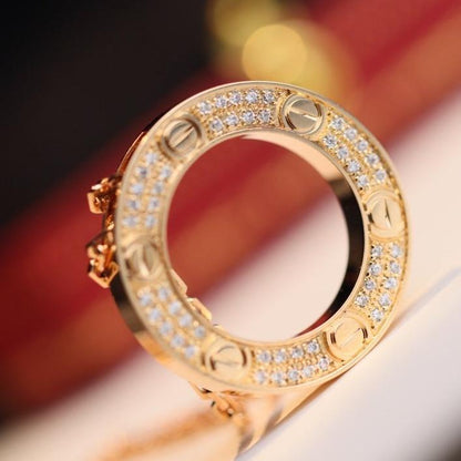 [Amore Jewelry]LOVE NECKLACE ADJUSTABLE ROSE GOLD