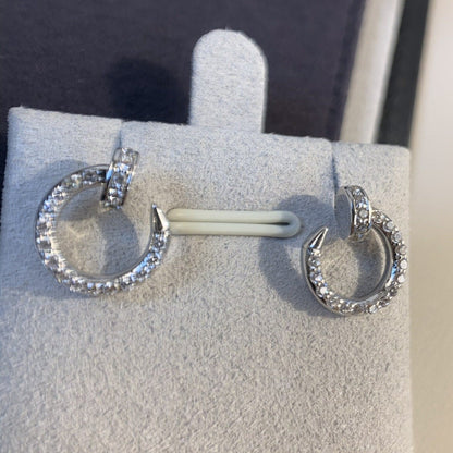 [Amore Jewelry]JUSTE EARRINGS SILVER DIAMONDS