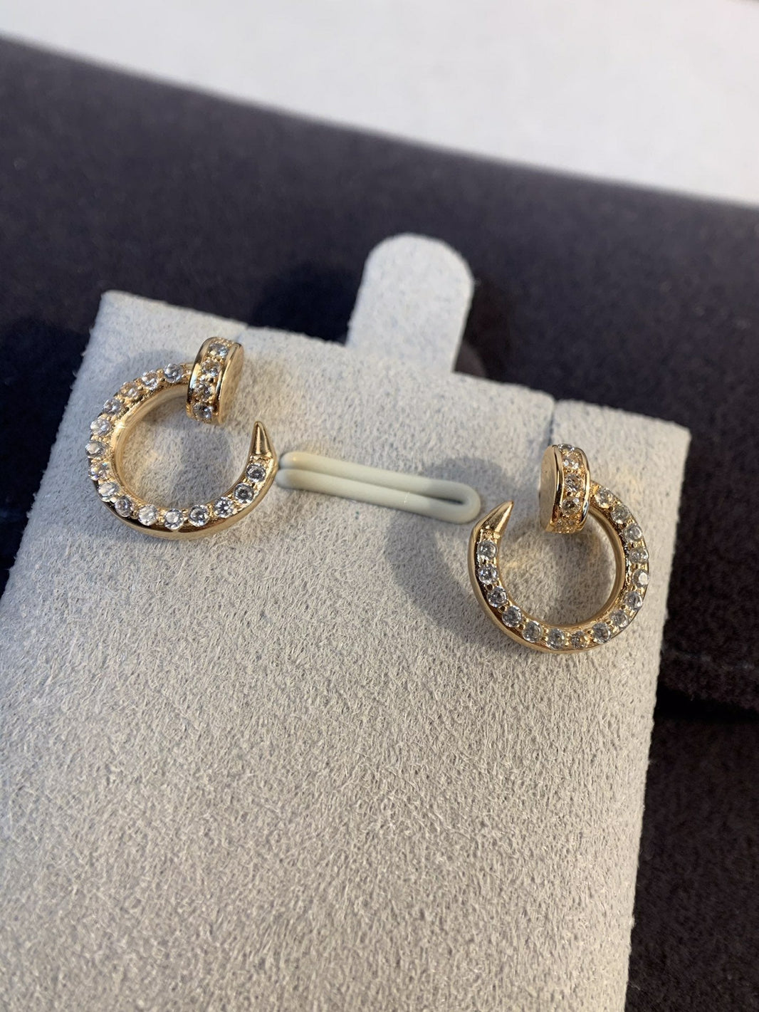 [Amore Jewelry]JUSTE EARRINGS GOLD DIAMONDS