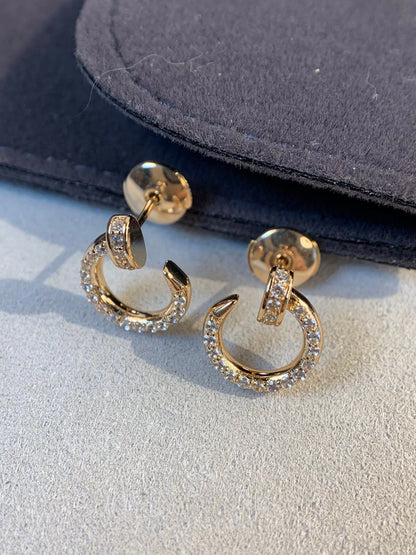 [Amore Jewelry]JUSTE EARRINGS GOLD DIAMONDS