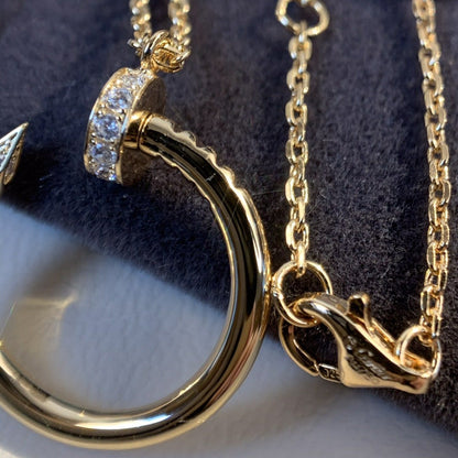 [Amore Jewelry]JUSTE NECKLACE PINK GOLD