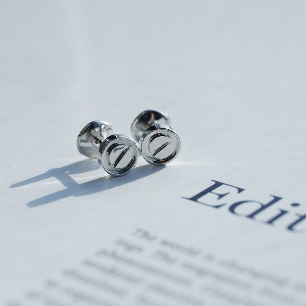 [Amore Jewelry]LOVE EARRINGS SILVER 10MM