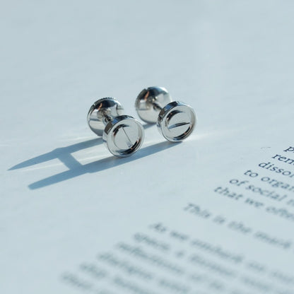 [Amore Jewelry]LOVE EARRINGS SILVER 10MM