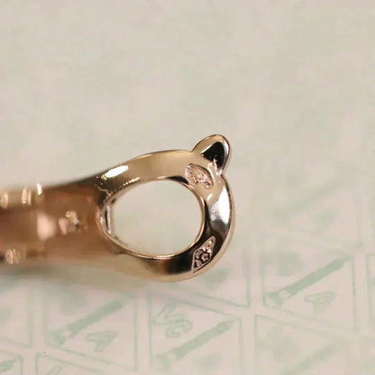 [Amore Jewelry]CLOVER MEDIUM 1 MOTIFS FUll DIAMOND EARRINGS