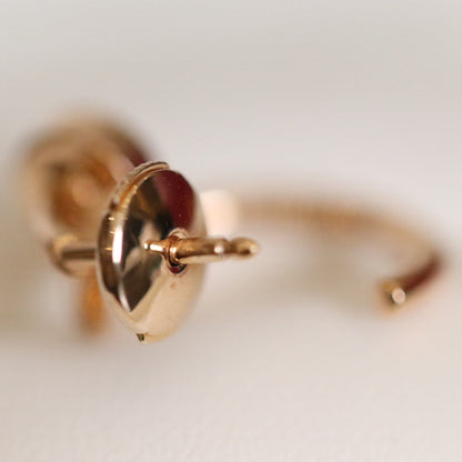 [Amore Jewelry]JUSTE EARRINGS PINK GOLD