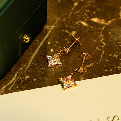 [Amore Jewelry]STAR DIAMONDS EARRINGS GOLD