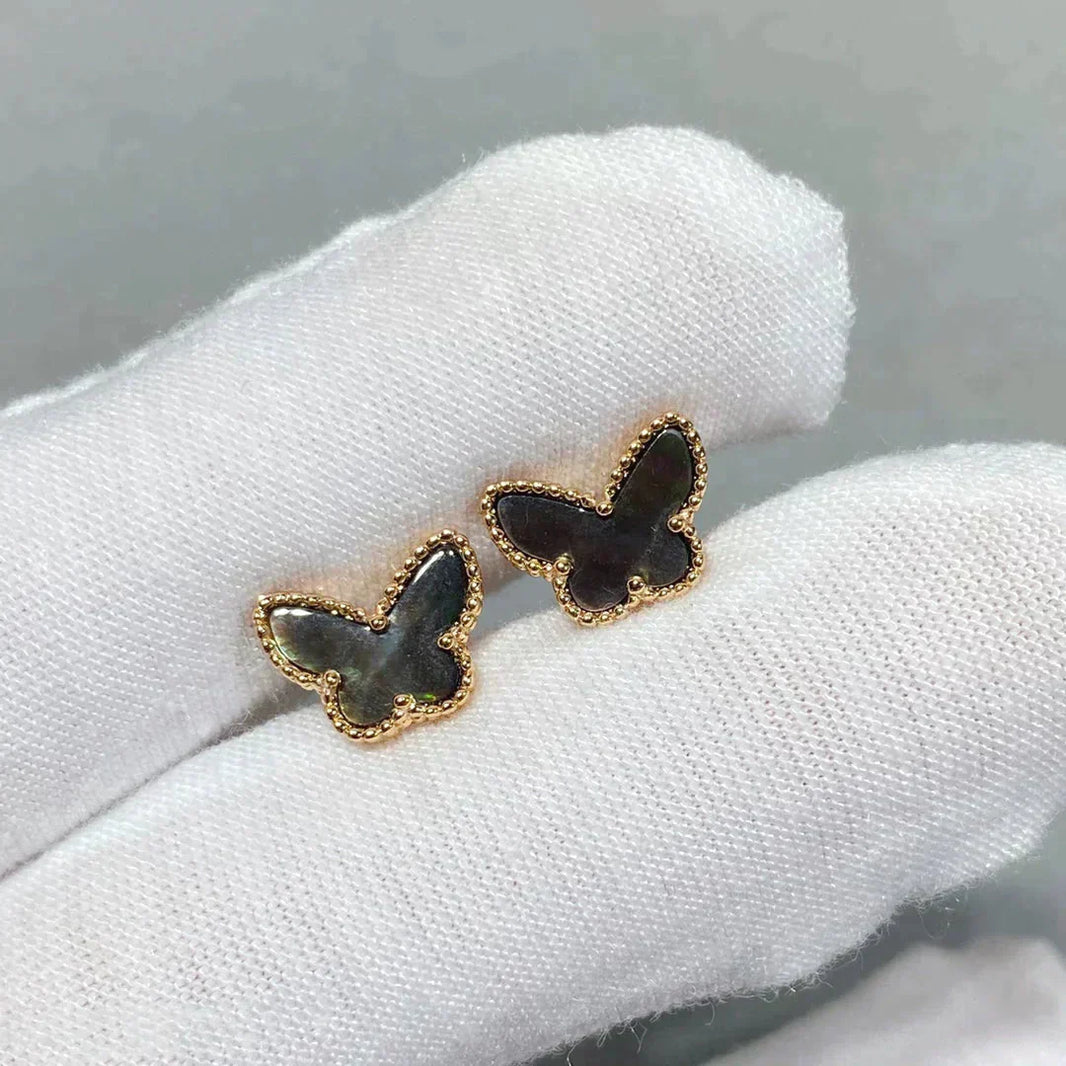 [Amore Jewelry]BUTTERFLY DARK MOP  EARRINGS