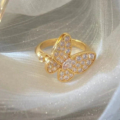 [Amore Jewelry]BUTTERFLY DIAMOND RING