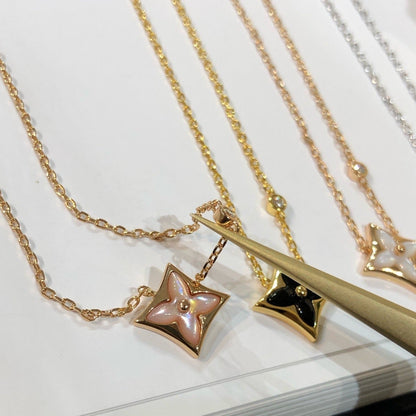 [Amore Jewelry]STAR BLACK MOP NECKLACE