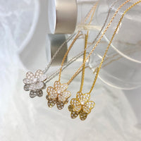 [Amore Jewelry]FLOWER DIAMOND NECKLACE