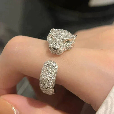 [Amore Jewelry]PANTHERE 5.5MM ALL DIAMOND RING