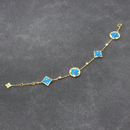 [Amore Jewelry]STAR AND SUN TURQUOISE 4 MOTIFS 3 DIAMONDS