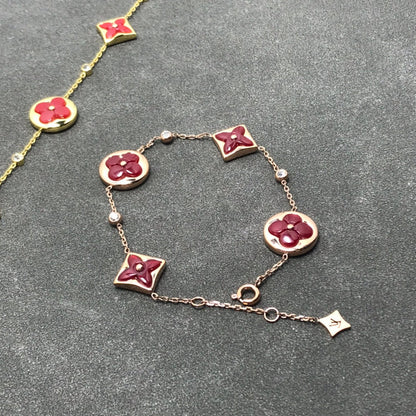 [Amore Jewelry]STAR AND SUN CARNELIAN 4 MOTIFS 3 DIAMONDS