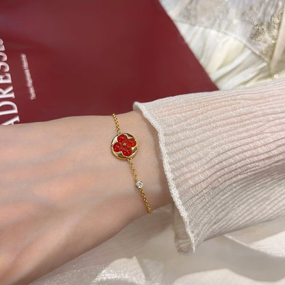 [Amore Jewelry]SUN PEDANT CARNELIAN BRACELET