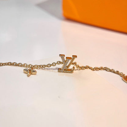 [Amore Jewelry]LOGO STAR MOTIF GOLD BRACELET