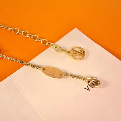 [Amore Jewelry]LOGO STAR MOTIF GOLD BRACELET