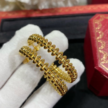 [Amore Jewelry]CLASH LARGE HOOP EARRINGS