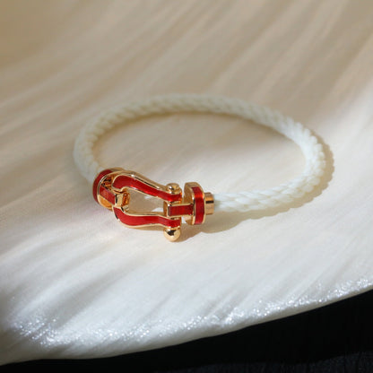 [Amore Jewelry]FORCE 10 WHITE TEXTILE DIAMOND PAVED